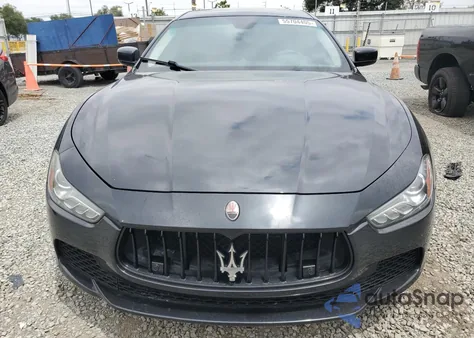 2015 Maserati Ghibli S z USA, uszkodzony, nr VIN ZAM57RTA4F1160066